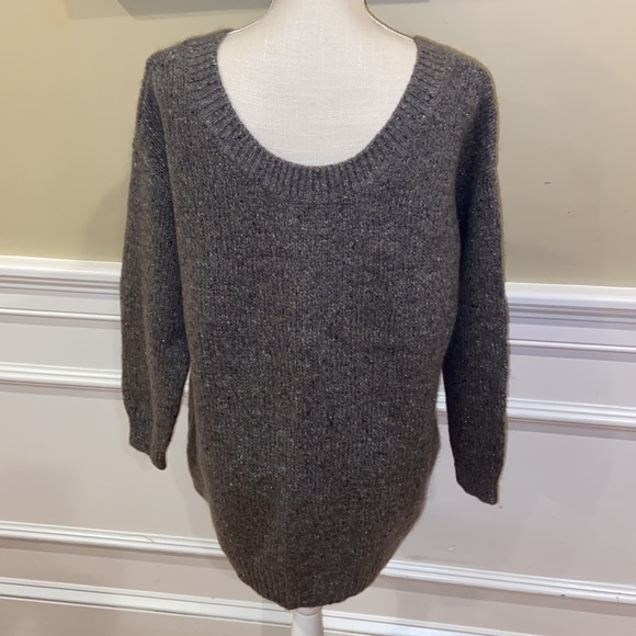 Vince Sweaters - Vince Wool Mohair Scoop Back Sweater